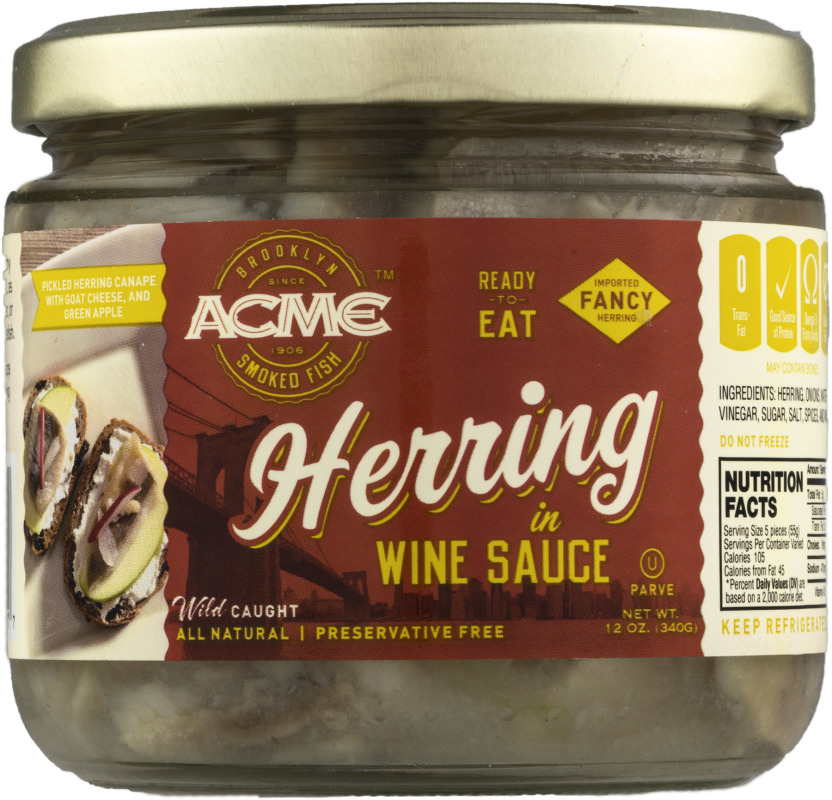 Acme Herring In Wine Sauce Acme Smoked Fish(23384124117) customers
