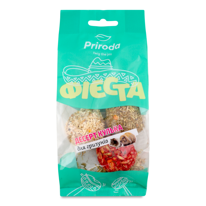 Десерт д/гризунів Фієста кульки 70г PR740759 Природа