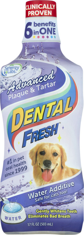 dental fresh advanced plaque & tartar water additive