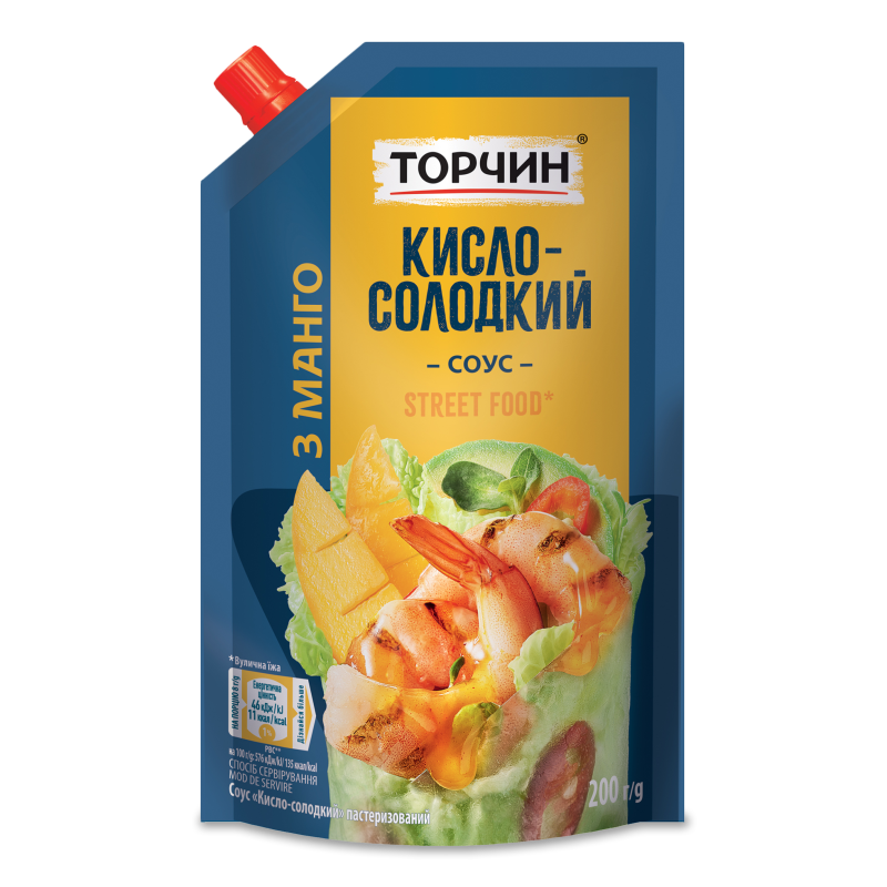 Соус Кисло-солодкий з манго 200г д/п Торчин