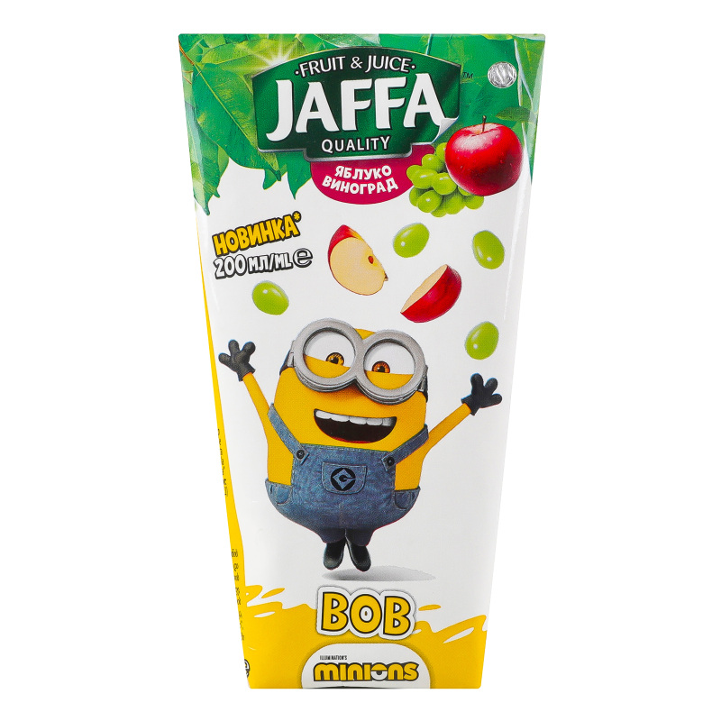 Нектар осветленный пастеризованный Яблоко-виноград Jaffa т/п 200мл