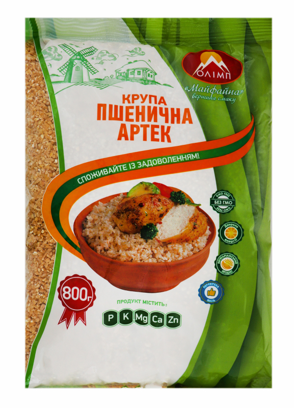 Крупа пшеничная Артек Олімп м/у 0.8кг Олімп(4820055940368): купить в ...
