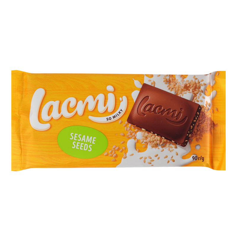 Шоколад молочний з сезамом Lacmi Roshen м/у