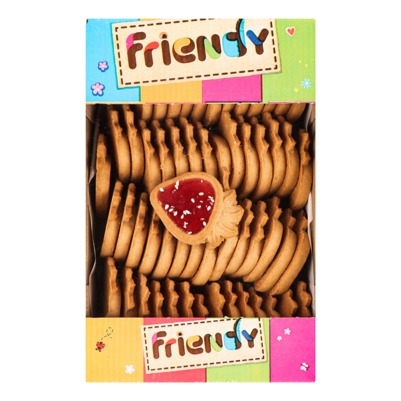 Печиво здобне Желейна ягідка Friendy к/у