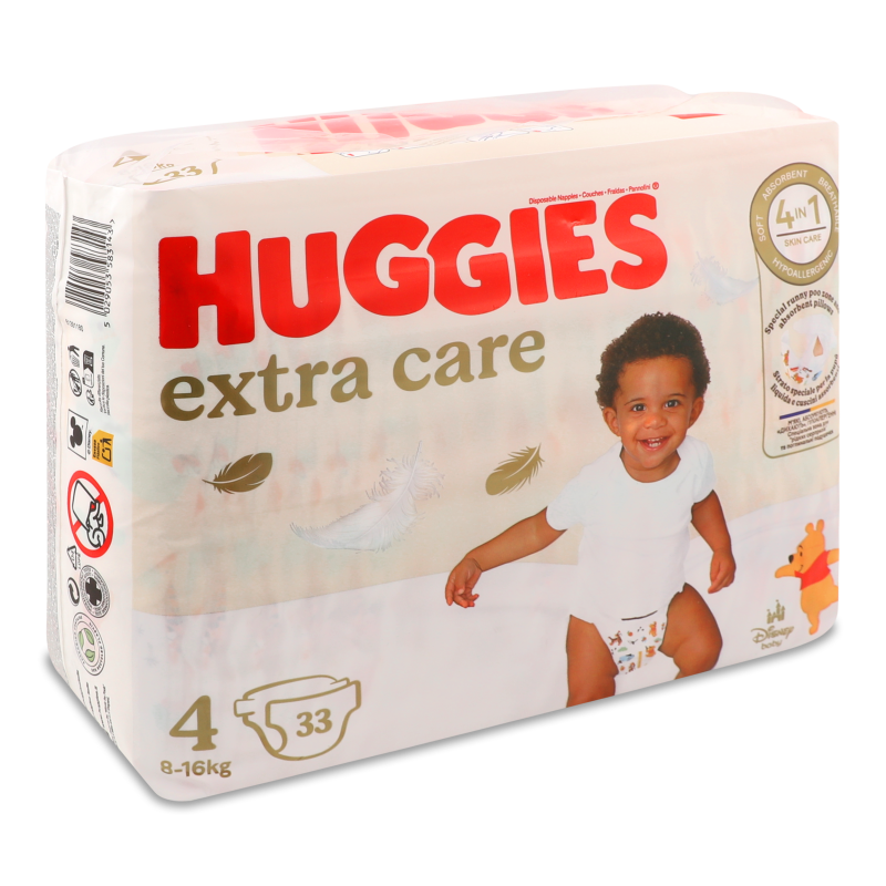 Підгузки Екстра Кеа 8-16кг 33шт Хаггіс