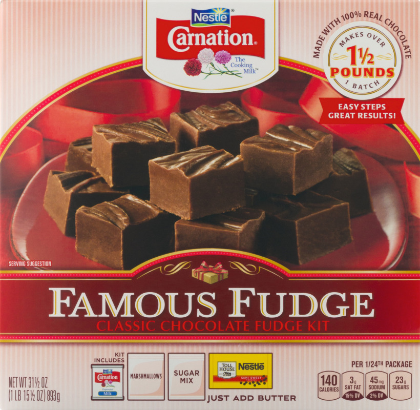 Nestle Carnation Famous Fudge Kit Classic Chocolate Nestle(50000622511
