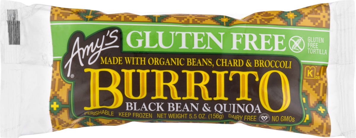 Amy S Gluten Free Burrito Black Bean Quinoa Amy S 42272009893 Customers Reviews Listex Online