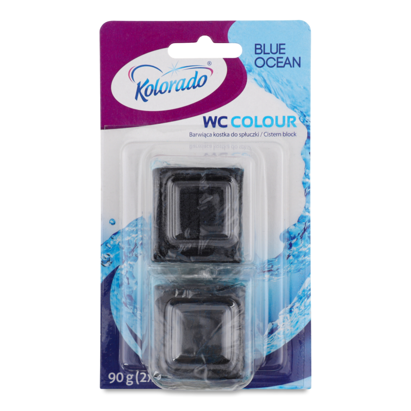 Таблетка д/бачка унітазу ВС Колор Синій океан 2*45г Колорадо