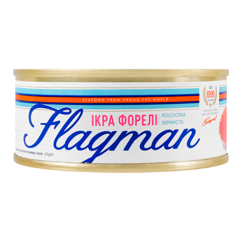 Ікра форелі лососева зерниста Flagman з/б