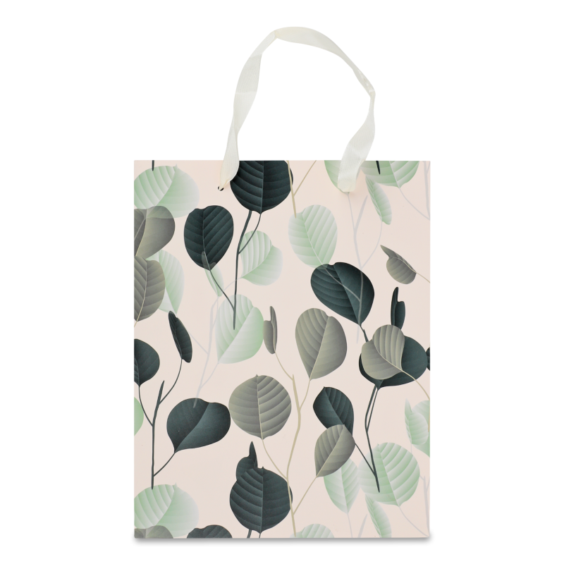 Пакет подарунковий Листя 18*23*10см