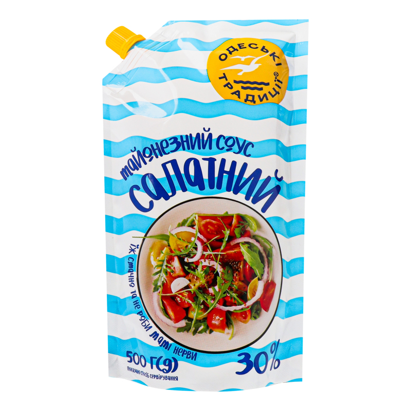 Соус майонезний 30% Салатний Одеські традиції д/п