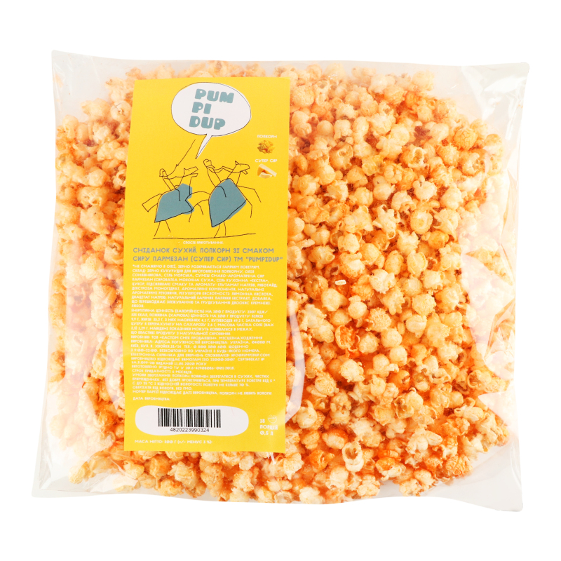 Попкорн со вкусом сыра Пармезан Pumpidup м/у 500г Pumpidup ...