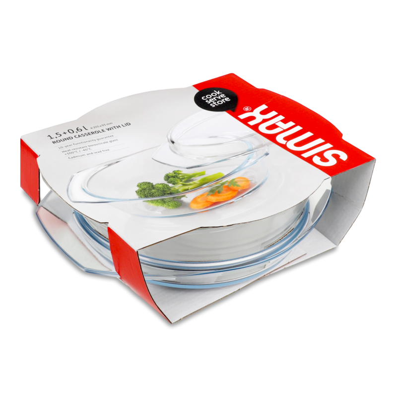 Каструля Колор 1,5л з кришкою 20,5*9,3см артs6106-6116 Сімакс