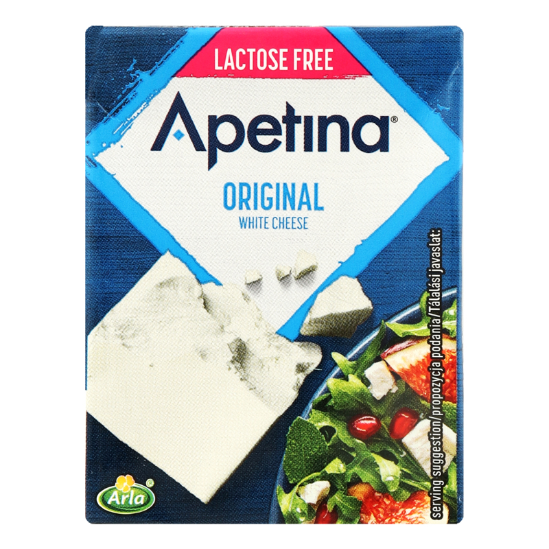 Сир 47% м'який безлактозний Apetina Arla т/п