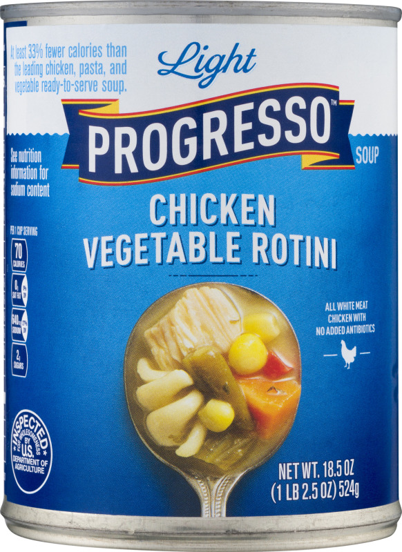 Progresso Soup Light Chicken Vegetable Rotini Progresso(41196404845