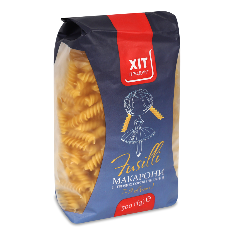 Вироби макаронні Fusilli 500г Хіт продукт