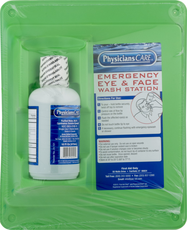 Physicians Care Emergency Eye & Face Wash Station Acme(738743240000