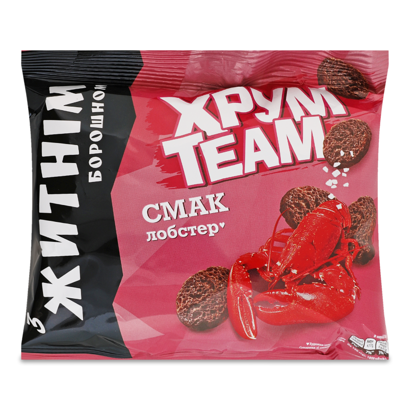 Сухарики з житнім борошном з смаком лобстера 90г ХрумTeam