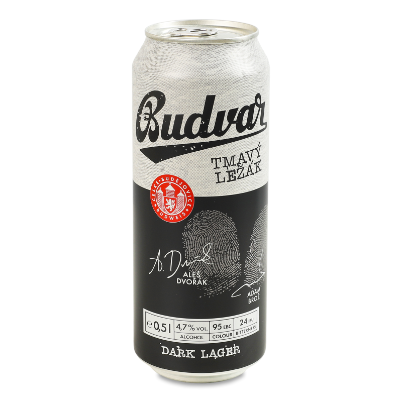 Пиво Будвар темне 4,7% 0,5л ж/б Будвайзер