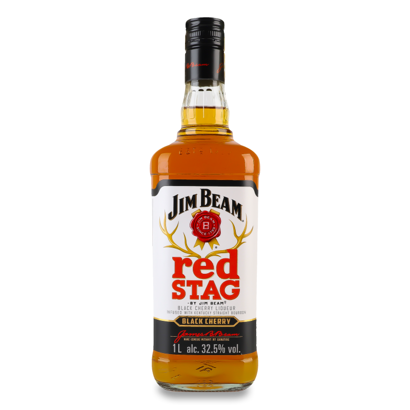 Лікер міцний Red Stag Black Cherry 32,5% 1л Jim Beam