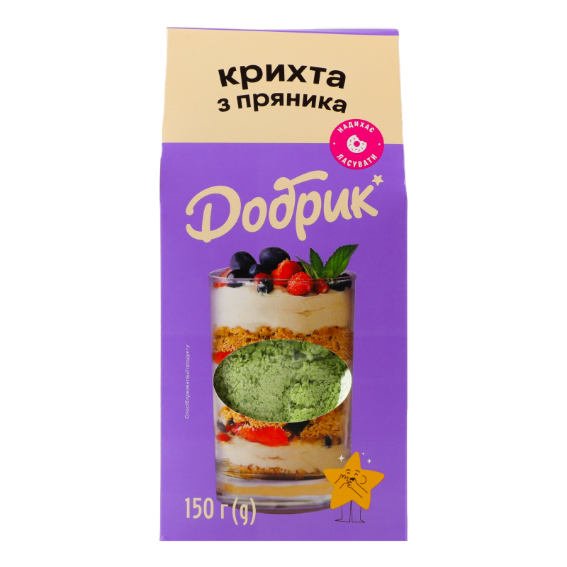 Крихта з пряника зелена Добрик к/у