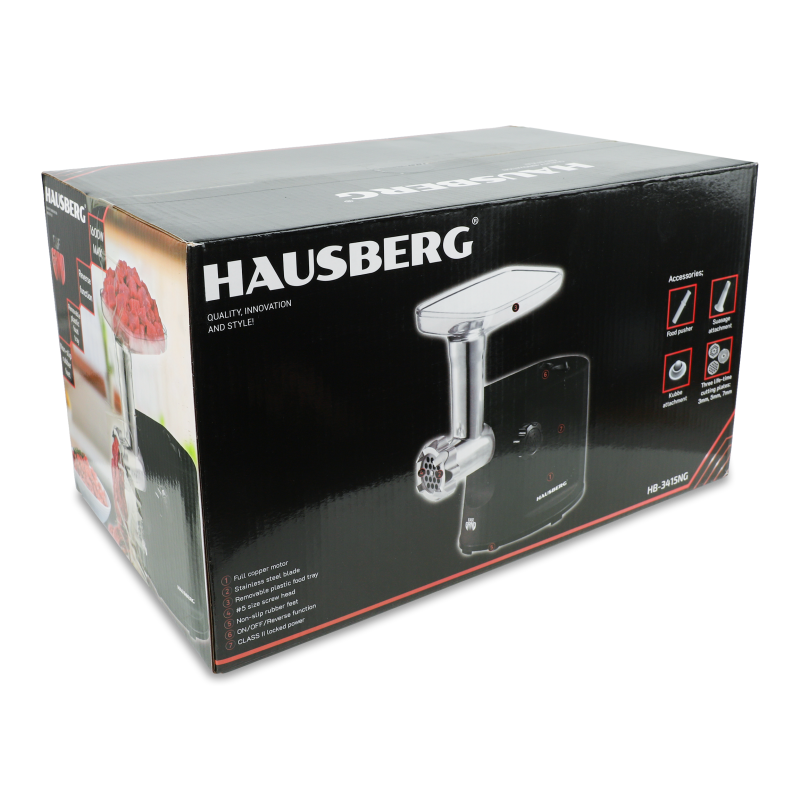 Електром’ясорубка HB-3415NG Hausberg Home
