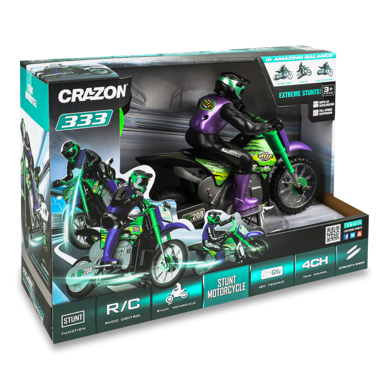 Іграшка Мотоцикліст на р/к 26см VA304355 Crazon