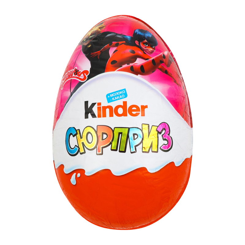 Яйце шоколадне з іграшкою Kinder Сюрприз м/у