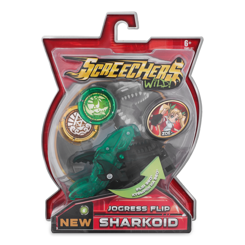 Іграшка Машинка-трансформер Шаркоїд серія S2 L1 Скрічерс Вілд