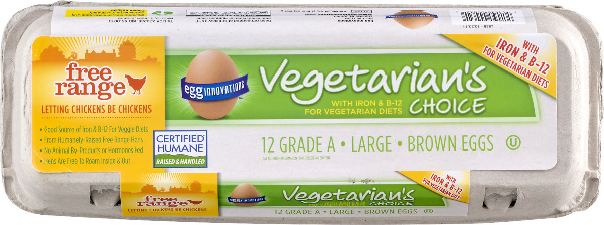 Egg Innovations Free Range Grade A Large Brown Eggs - 12 CT Egg ...