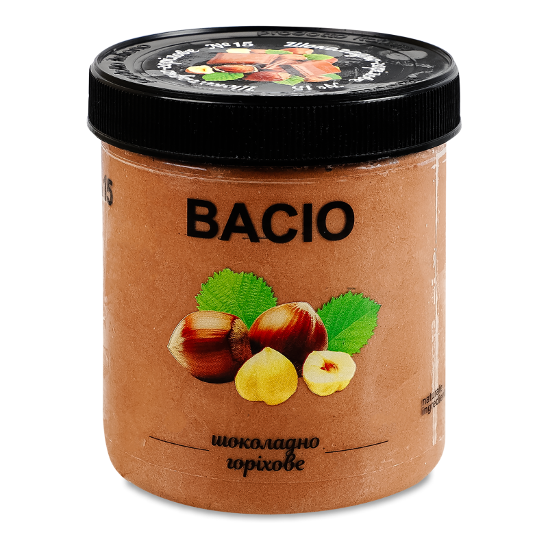 Морозиво шоколадно-горіхове №15 380г пл/банка La Gelateria Italiana