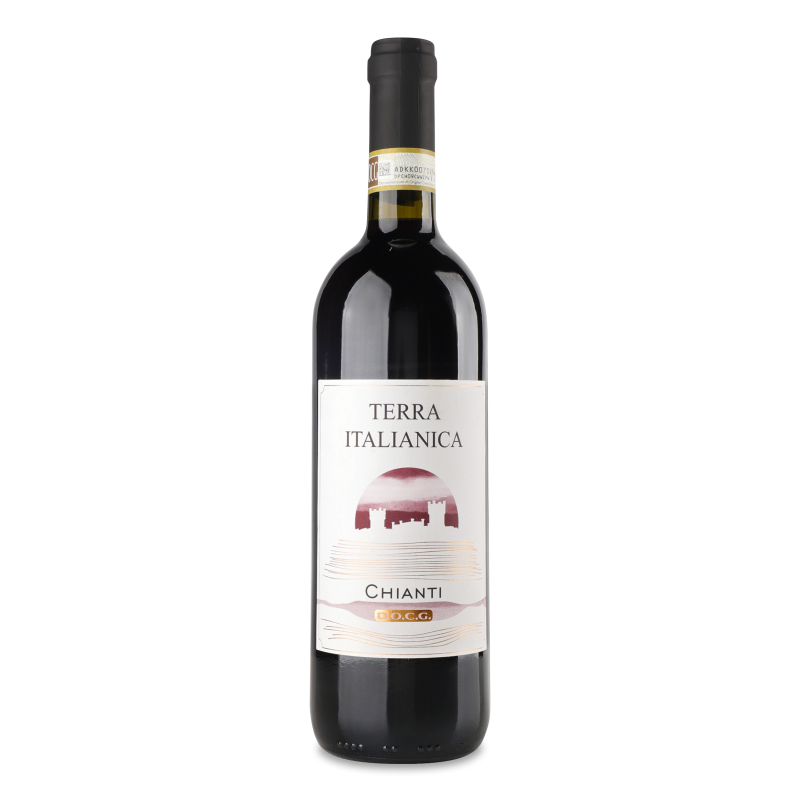 Вино Chianti червоне сухе 13% 0,75л Terra Italianica