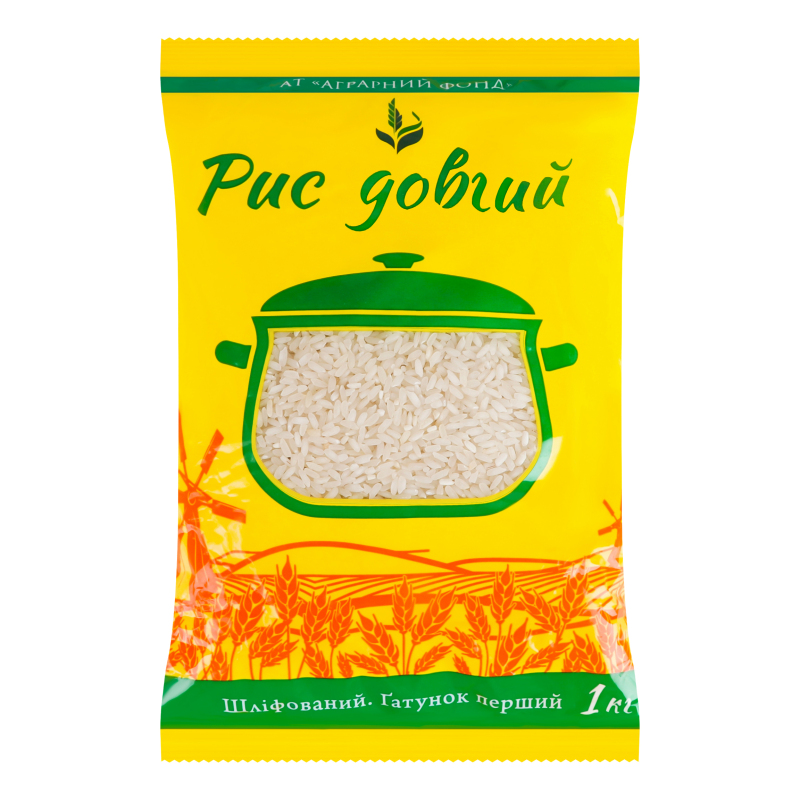 Рис довгий шліфований Аграрний фонд м/у