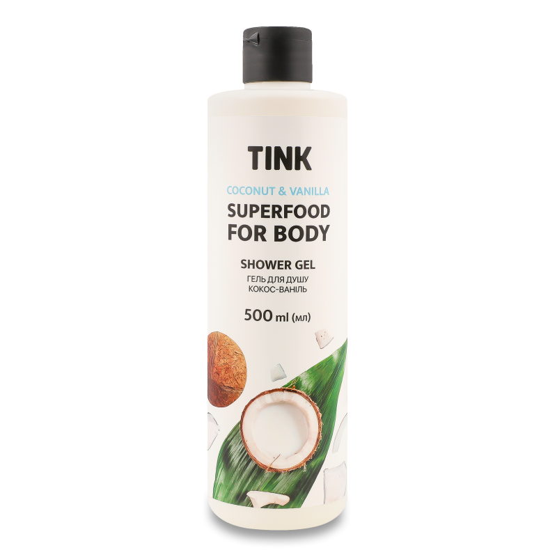 Гель д/душу Кокос-Ваніль 500мл Тінк
