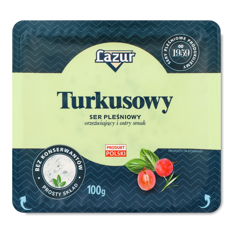 Сир Бірюзовий з пліснявою 50% 100г Lazur