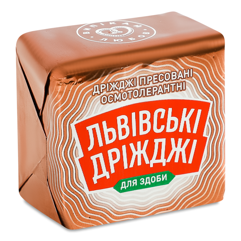 Дріжджі хлібопекарські пресовані Преміум д/здобних виробів 42г Львівські дріжджі