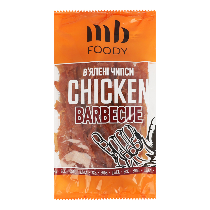 Чипси курячі в'ялені Barbecue MB Foody кг