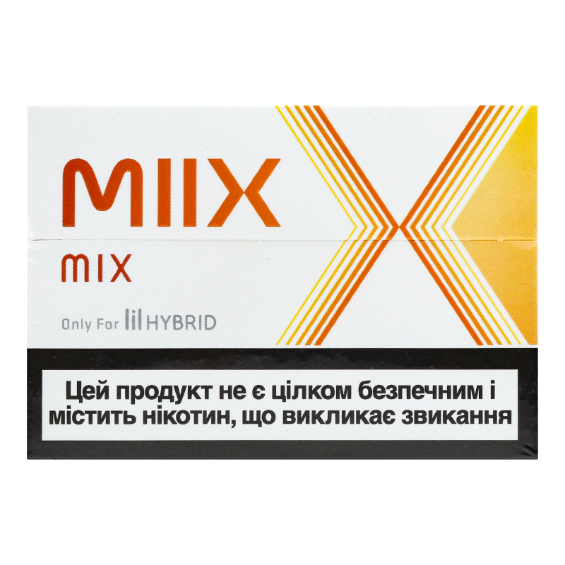Изделие табакосодержащее для электрического нагревания MIIX Mix