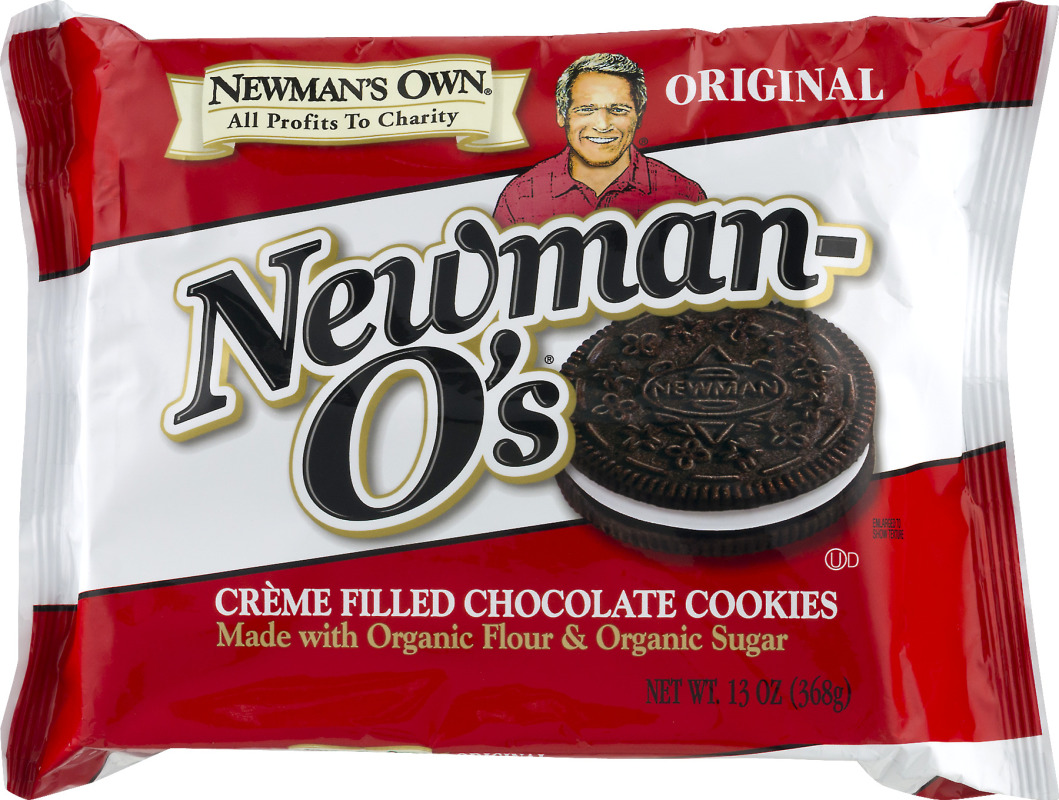 Newman's Own Organics Newman-O's Creme Filled Chocolate Cookies