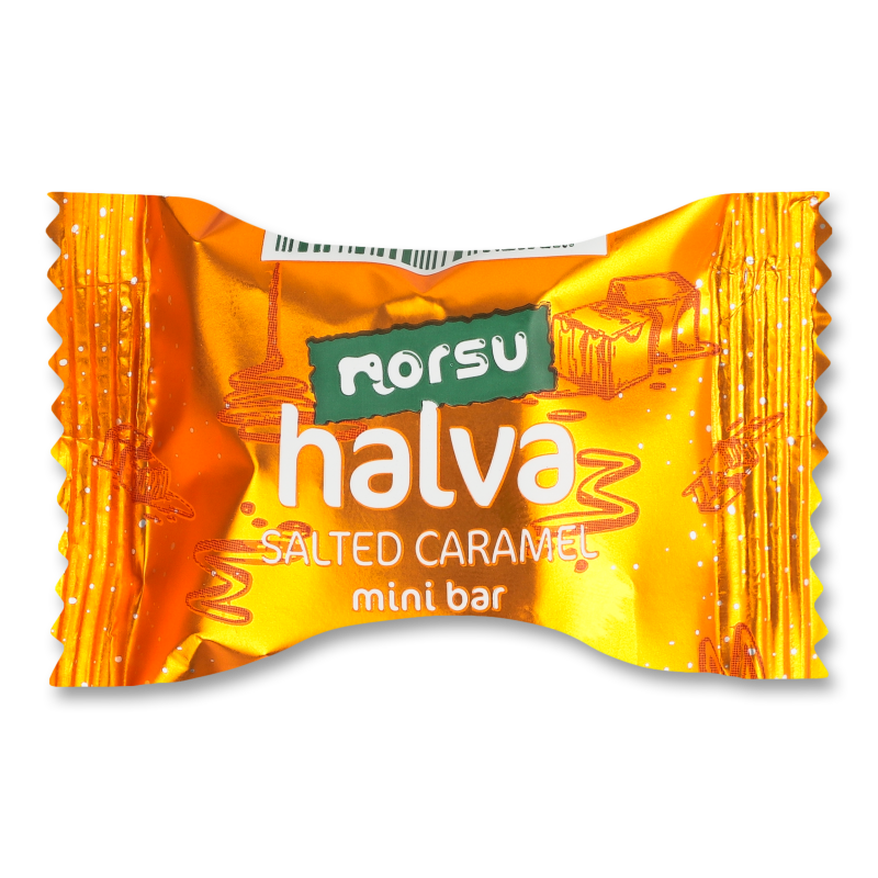 Халва соняшникова з смаком солоної карамелі 15г Norsu