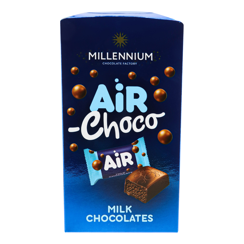 Цукерки шоколадні з начинкою Air Choco Millennium к/у