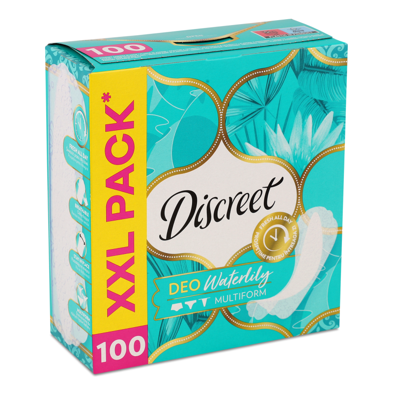 Прокладки щоденні Део Водяна лілія мультіформ 100шт Діскріт