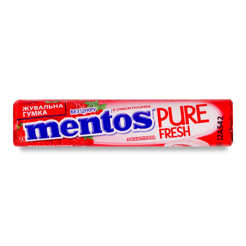 Гумка жувальна Pure fresh Полуниця 15,75г Mentos