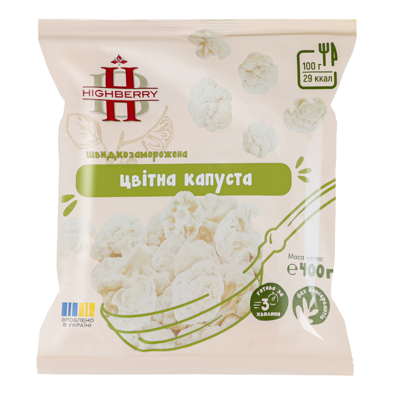 Капуста цвітна швидкозаморожена Highberry м/у