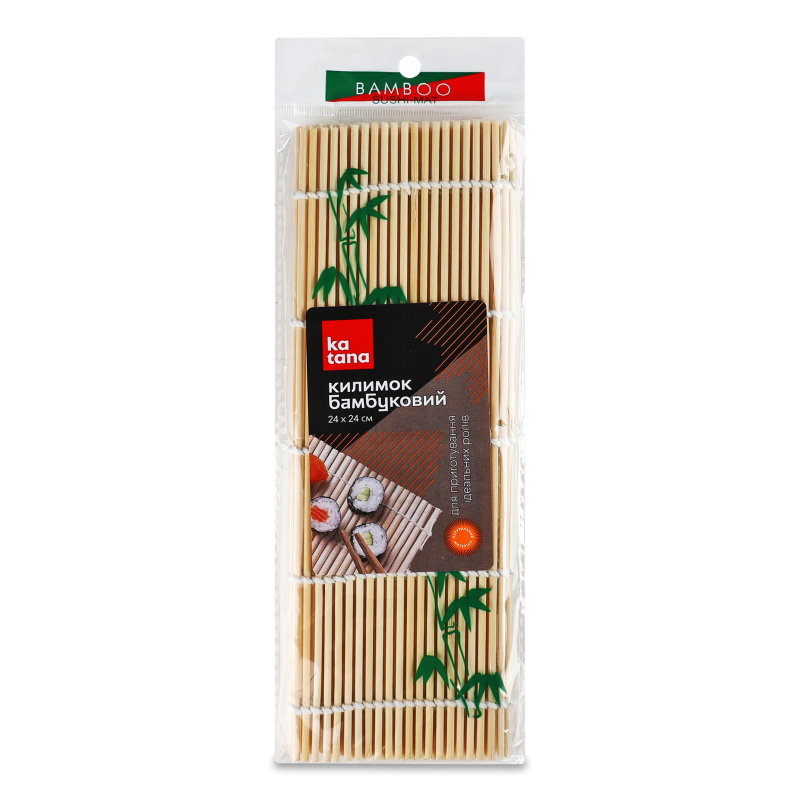 Килимок д/суші бамбуковий 24*24см Katana