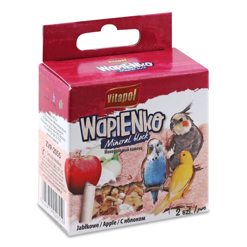 Крейда д/папуг з яблуком 35г Вітапол