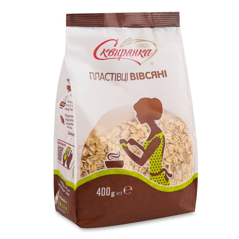 Пластівці вівсяні 400г Сквирянка