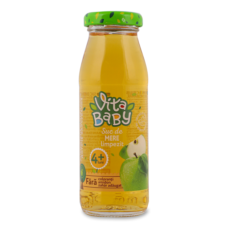 Сік яблучний без цукру від 4місяців 175мл твіст/б Віта Бейбі