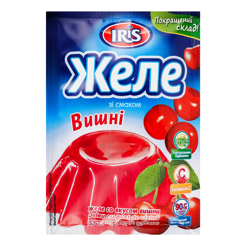 Желе зі смаком вишні Iris м/у