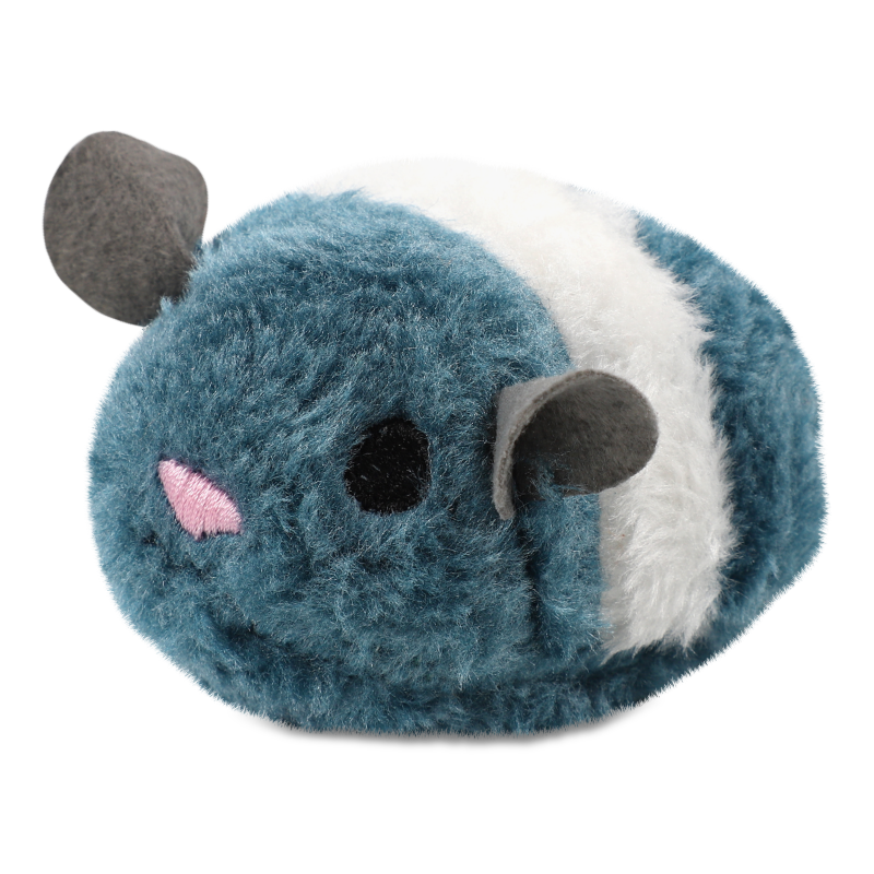 Іграшка д/котів Мишка хутро вібруюча 10см Тріксі